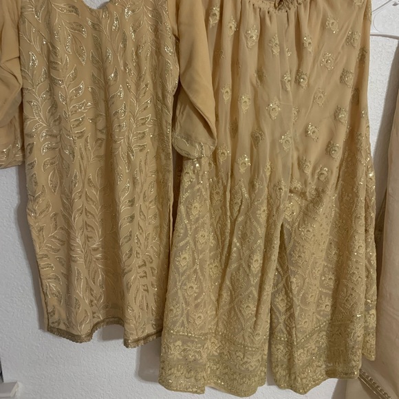 Sharara suit kammez length 37 chest 38 waist 16 hip 18 sharara length 41 - Picture 4 of 6